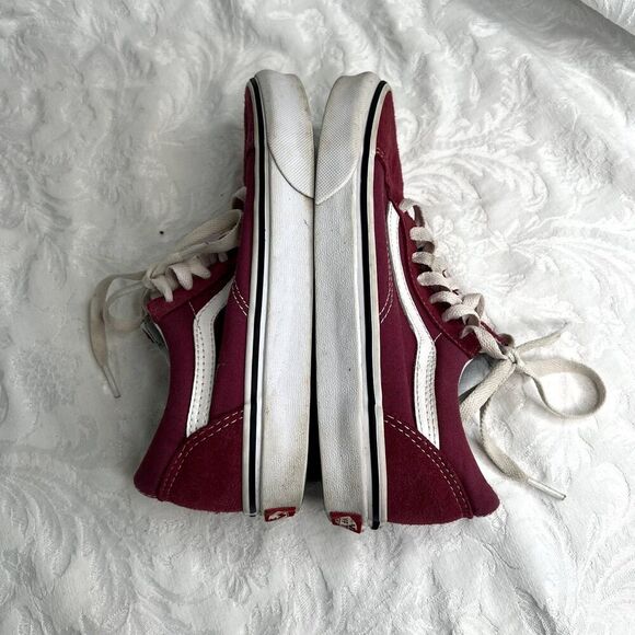 VANS Old Skool Lace Up Sneakers Fuchsia Women 5.5 Men 4 - Picture 4 of 9